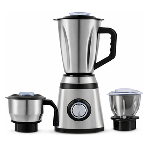  البيت الذهبي خلاط كهربائي ستانلس ستيل متعدد الوظائف 3 في 1 - LEE-306 - سلفر 