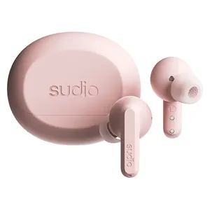  Sudio A3 PRO In-Ear Bluetooth Headphones - Active Noise Cancellation ANC - IPX4 Water Resistance - Pink 