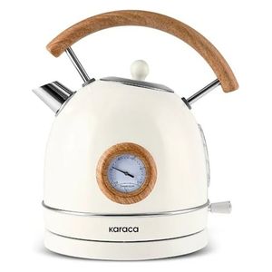  Karaka Retro Wood - Kettle - 1.7L - 2200W - Cream 