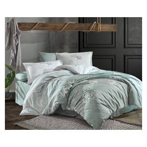 Comforter Set, Single, 180×240cm - 4 Piece - Green 