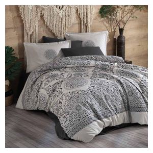  Comforter Set, Single, 180×240cm - 4 Piece - White 