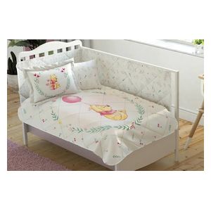  تاج طقم لحاف اطفال 140×80 سم - 5 قطع - ابيض 