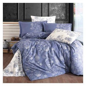  Comforter Set, Single, 180×240cm - 4 Piece - Blue 