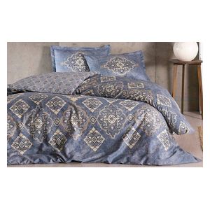  رافدان تاج طقم لحاف مزدوج 260×240 سم - 4 قطع - ازرق 