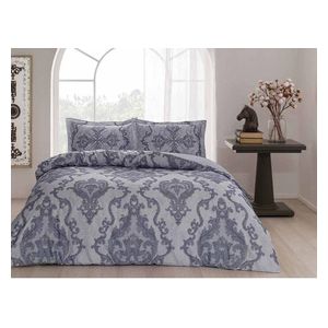  رافدان تاج طقم لحاف مزدوج 260×240 سم - 4 قطع - ازرق 