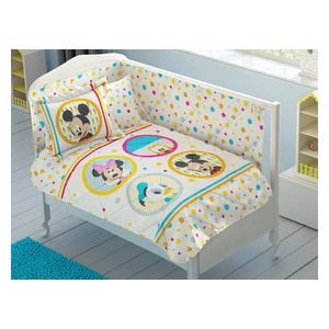  Taj Baby Comforter Set , 140x80cm - 5 Piece - Yellow 