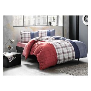  Taj Comforter Set, Double , 200×100cm - 3 Piece - Blue 