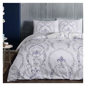  Rafedan Taj Comforter Set, Double , 260×230cm - 4 Piece - White 