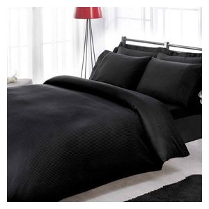  رافدان تاج طقم لحاف مزدوج 260×240 سم - 6 قطع - اسود 