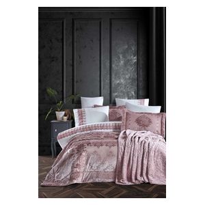  Elart Comforter Set, Double , 260 x 240cm - 10 Piece - Pink 