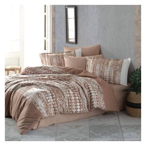  Comforter Set, Single, 180×240cm - 4 Piece - Beige 