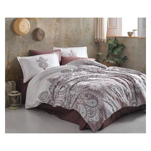  Comforter Set, Double , 220×240cm - 4 Piece - White 