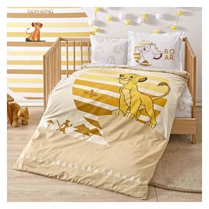  Taj Baby Bedspread Set, 120×180cm - 4 Piece - Yellow 