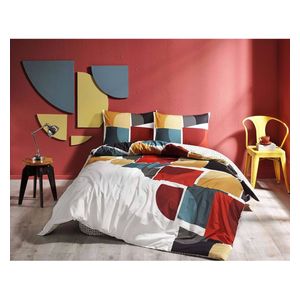  تاج طقم لحاف مزدوج 100×200 سم - 3 قطع - ابيض 