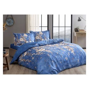 رافدان تاج طقم لحاف مزدوج 260×240 سم - 4 قطع - ازرق 