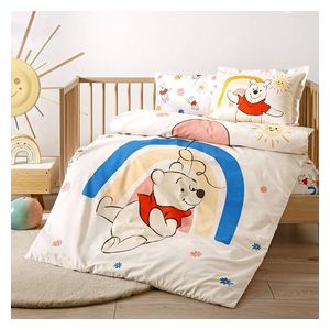  Taj Baby Bedspread Set, 120×180cm - 4 Piece - Yellow 