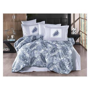  طقم لحاف فردي 240×180 سم - 4 قطع - ازرق 