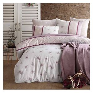  طقم لحاف فردي 240×180 سم - 4 قطع - وردي 