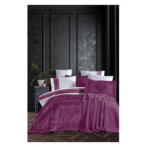  ايلارت طقم لحاف مزدوج 260 × 240 سم - 10 قطعة - ماروني 