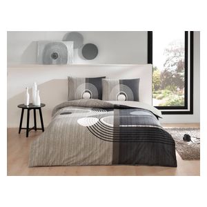  تاج طقم لحاف مزدوج 100×200 سم - 3 قطع - بني 