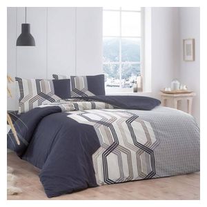  تاج طقم لحاف مزدوج 100×200 سم - 3 قطع - ازرق 