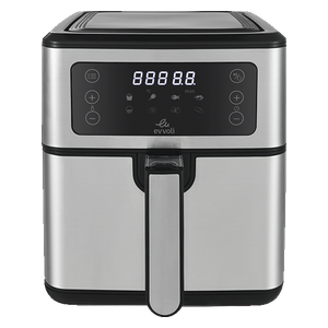  ايفولي قلاية هوائية - 1700 واط - 5.5 لتر  - 8 برامج - EVKA-AF5508D - فضي 