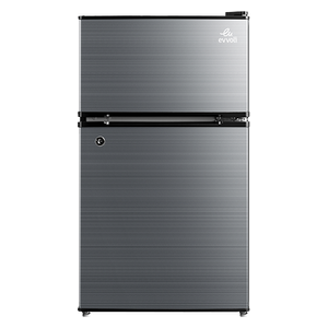  Evvoli S100 - Double Door Refrigerator - 6 Ft - Silver 
