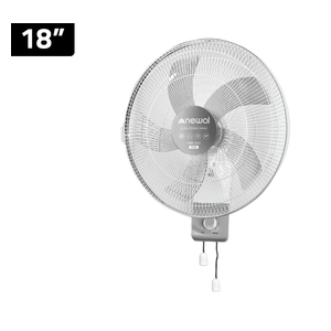  Newal FAN-322 - Wall Fan - 60W - 3 Speed - 2 pieces - Silver 