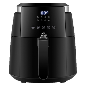  ايفولي قلاية هوائية - 1500 واط - 4 لتر - 8 برامج - EVKA-AF4008D - أسود 