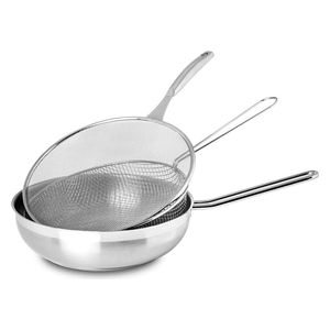  مقلاة مع مصفاة سيلامبوس - 24 سم - ستانلس ستيل 