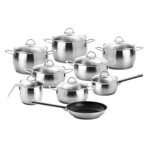  Silampos Cookware Set - 9 Pieces - Stainless Steel 
