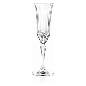  RCR Crystals Crystal Flute Glass Set - 6 Pieces - Transparent 
