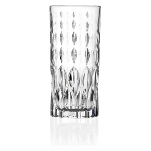  سيت قدح زجاجي مارلين اتش بي آر سي آر كريستالز - 6 قطع - شفاف 