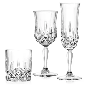  RCR Crystals Glass Set - 18 Pieces - Transparent 