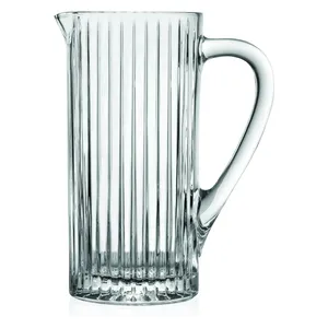 RCR Crystals Glass Water Jug - 1.2 L -  Transparent