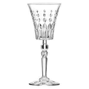  سيت كأس زجاجي مارلين آر سي آر كريستالز - 6 قطع - شفاف 