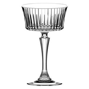  سيت كأس زجاجي تايمليس كريستال آر سي آر كريستالز - 6 قطع - شفاف 