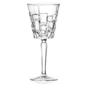  سيت كأس زجاجي كريستال آر سي آر كريستالز - 6 قطع - شفاف 