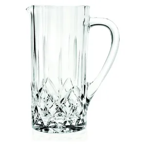  ابريق ماء زجاجي آر سي آر كريستالز أوبرا -  شفاف 