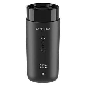  Libreso Smart Heating Mug - Wireless Charging Base - 355ml - 4000mAh Battery - Digital Temperature Display - Black 
