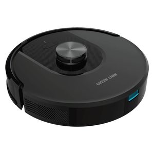  Green Lion Smart Robot Vacuum Cleaner - 3000Pa - 2600mAh Lithium-ion battery - Smart room mapping & path planning - Black 