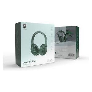  سماعة حول الاذن لاسلكية جرين لايون Comfort Plus - عمر بطارية يصل إلى 7 ساعات - أزرار تحكم سهلة الاستخدام - أخضر 