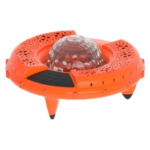  سماعة  بورودو - قوة 100 واط - عائم ومقاوم للماء IPX6 - إضاءة LED كروماتية  - يدعم بطاقة الذاكرة - برتقالي 