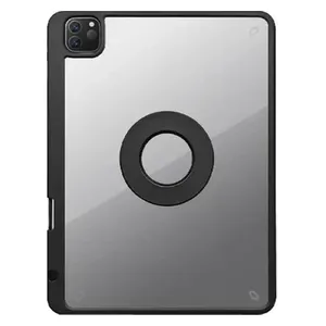  كفر جرين ليون ايباد 11  برو - غطاء شفاف - مغناطيس قوي ووضعيات متعددة - حماية من السقوط - أسود 