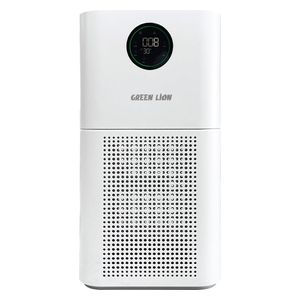جهاز تنقية الهواء جرين لايون الذكي - CADR 500m³/h - مستشعر PM2.5 - شاشة OLED - تحكم عبر Wi-Fi - ابيض