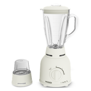 Modex BL410 -  Blender  with Chopper - 500W - 1.5L - Cream