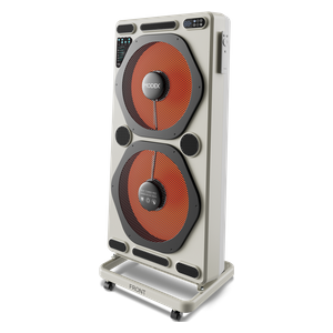  مدفأة كاربون ذكية مودكس - نظام ذكاء اصطناعي - 2000 واط -  ابيض تيتانيوم 