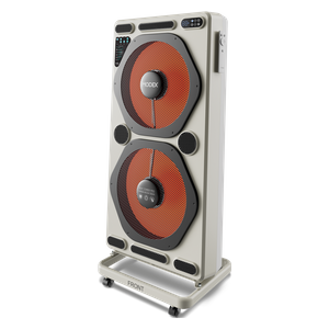  مدفأة كاربون ذكية مودكس - نظام ذكاء اصطناعي - 2000 واط -  ابيض تيتانيوم 