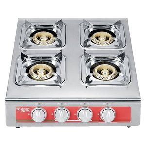  ريجنسي طباخ غازي منضدي - 4 مشاعل - ستانلس ستيل 