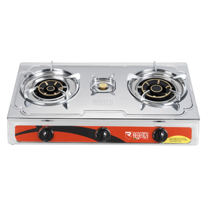  ريجنسي طباخ غازي منضدي - 3 مشاعل - ستانلس ستيل 